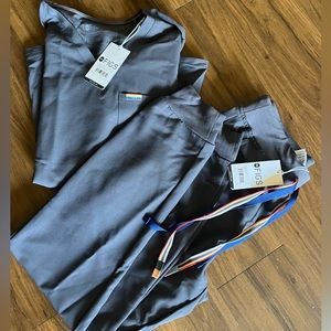 NWT Figs Charcoal Pride Set- Size Small